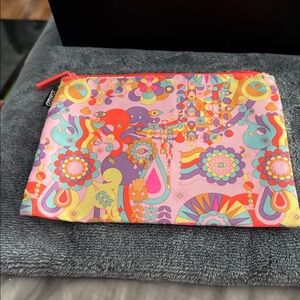 Amika- Colorful Patterned Pouch - NEVER USED
